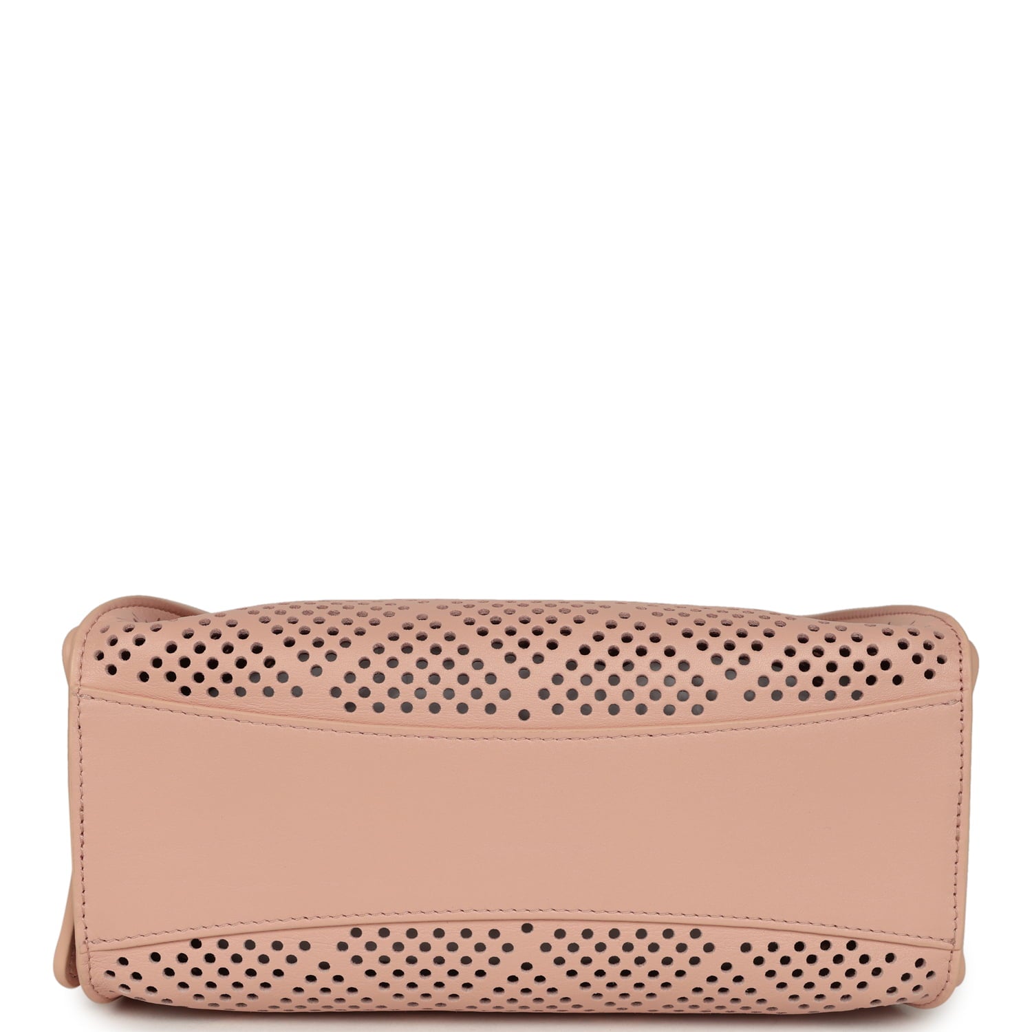 Chanel Mini 25 Hobo Bag Light Pink Perforated Calfskin Antique Gold Hardware