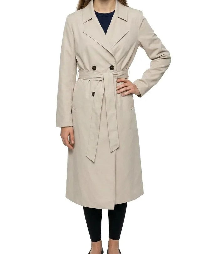Mittel-bis Lang Geschnittener Trenchcoat